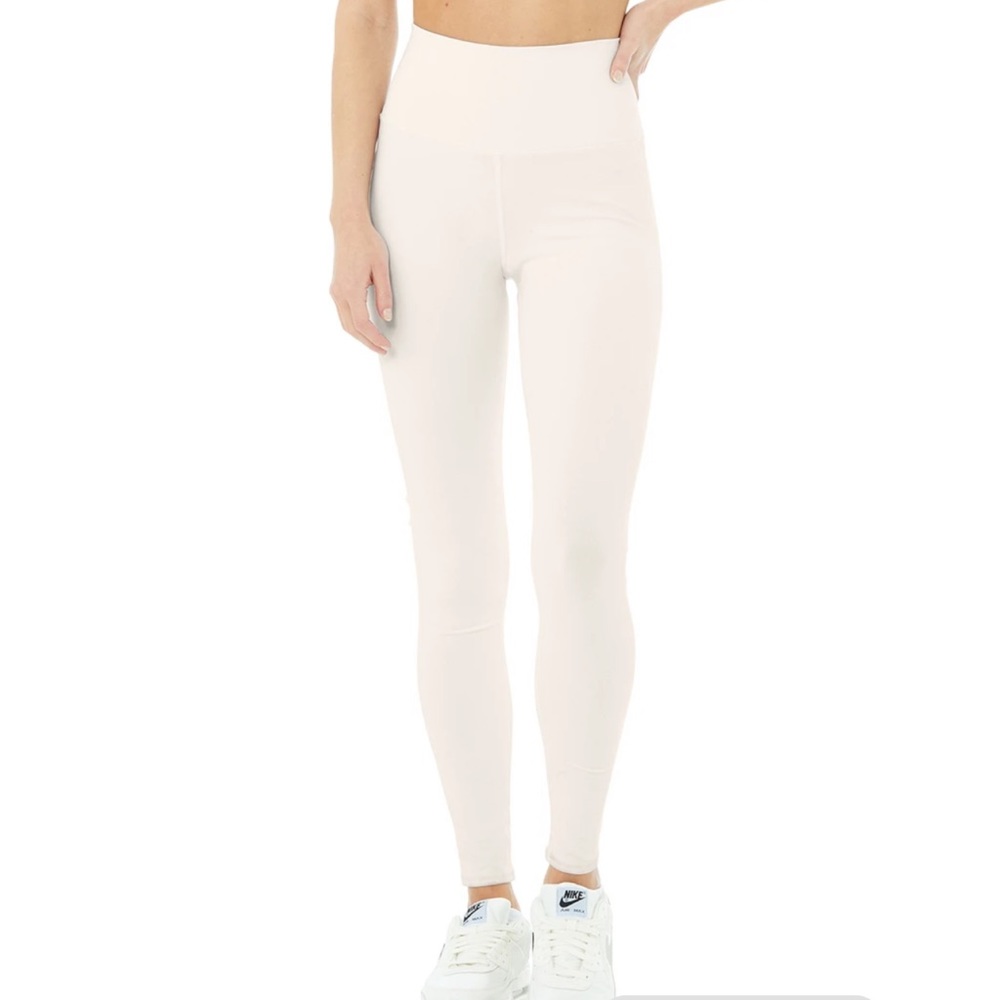 Alo Yoga Ivory High Waist Airbrush Leggings